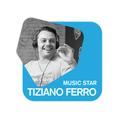 Logo di 105 Music Star: Tiziano Ferro